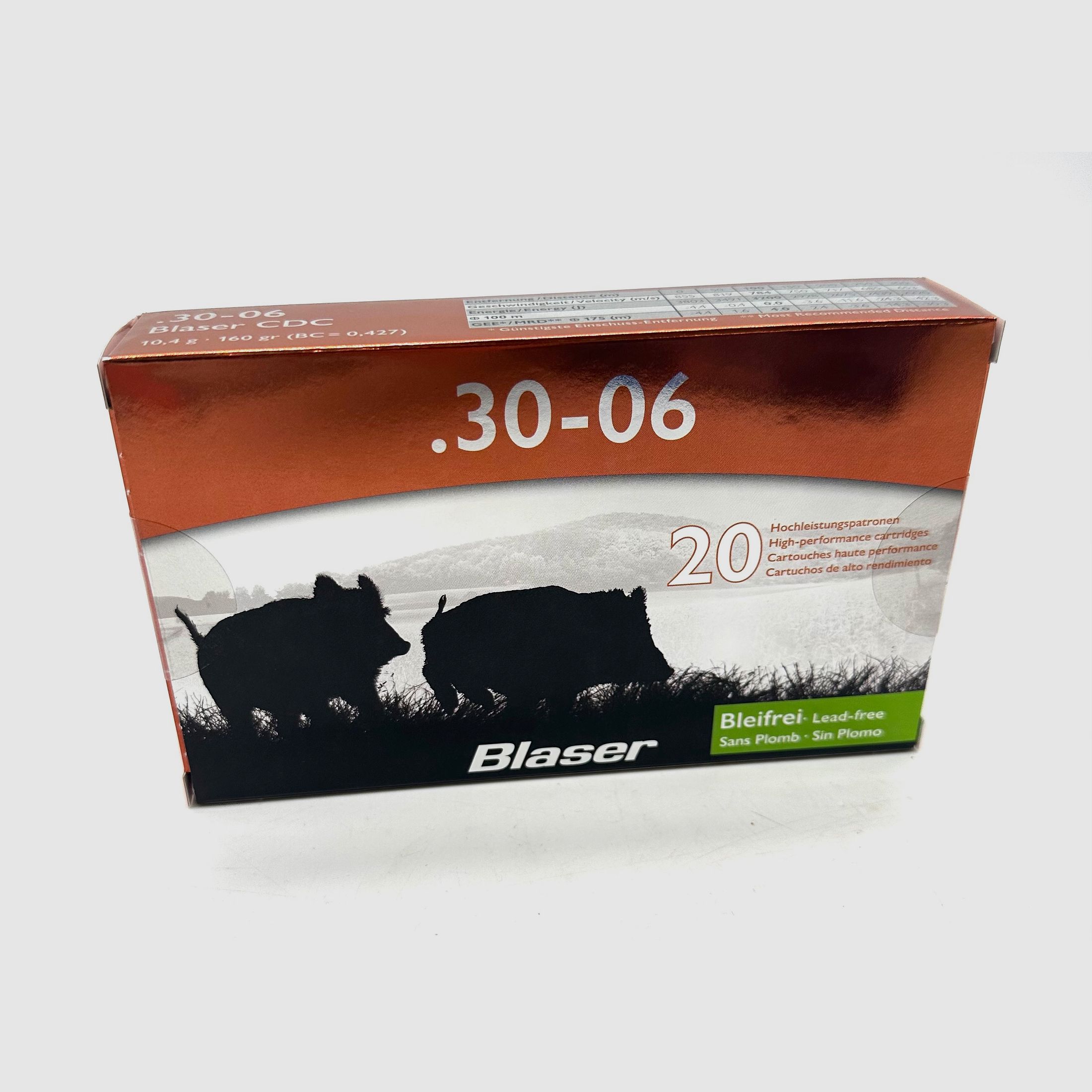 Blaser 80401140 .30-06 Spring CDC 10,4g 160grs. Langwaffenmunition