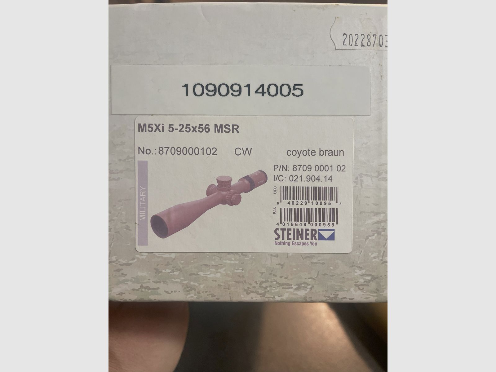 Steiner Military M5XI  5-25 56 Coyote Brown MSR