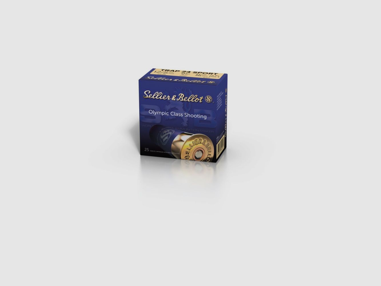 12/70 S&B TRAP SPORT 24 wads in plastica 2,4mm 24,0g confezione da 25