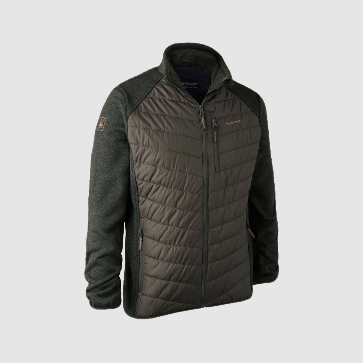 DEERHUNTER Moor Jacke wattiert mit Strick Timber