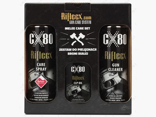 Kit Entretien armes RIFLECX MELEE set 3 produits
