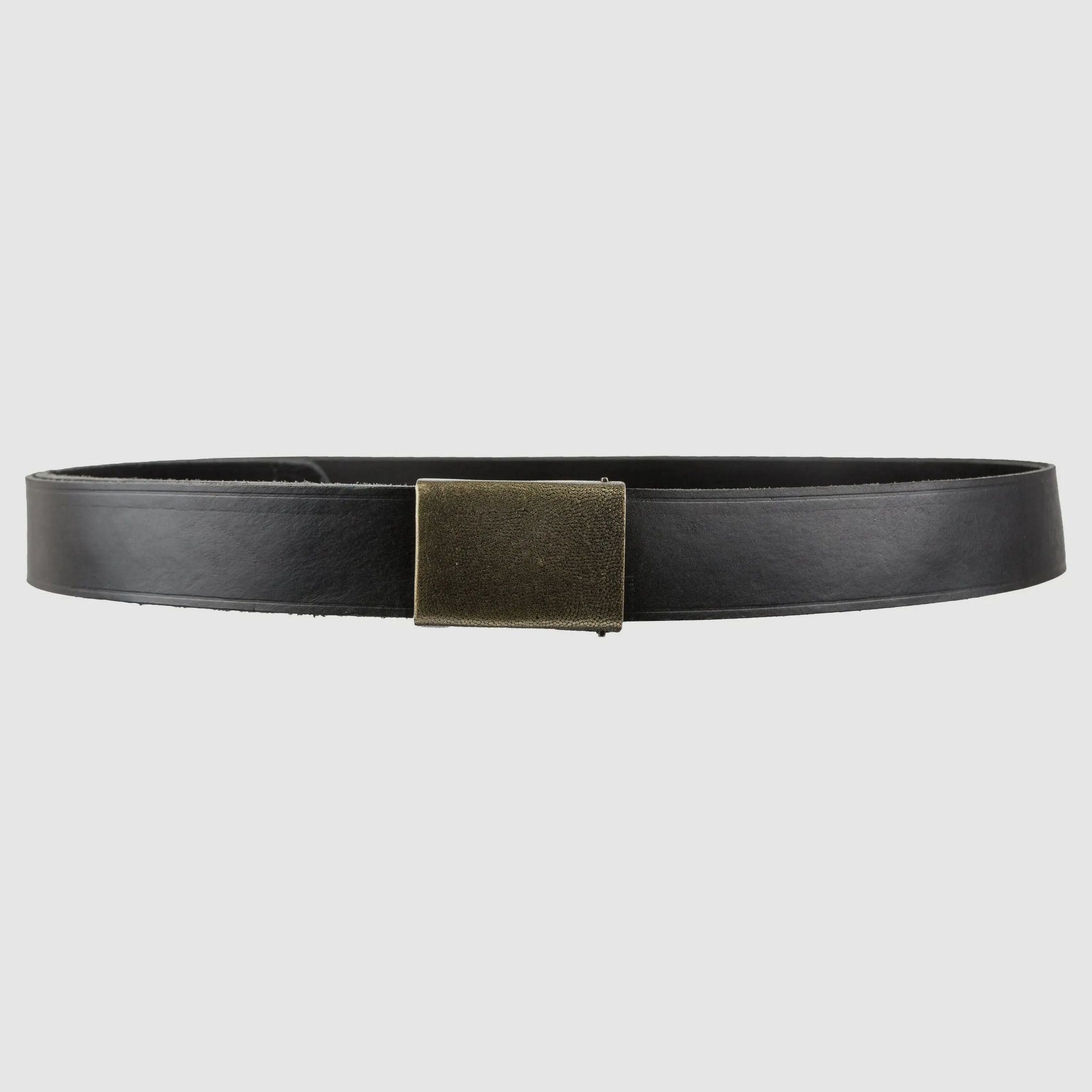 Unbekannt Gürtel 32 mm breit Leder durchgefärbt