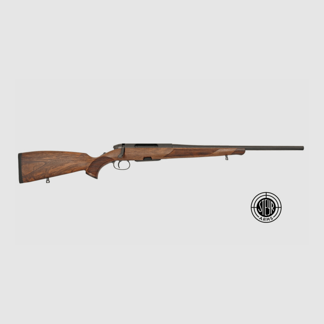 Steyr Arms STEYR MANNLICHER SM 12 Goiserer wooden half stock with thread