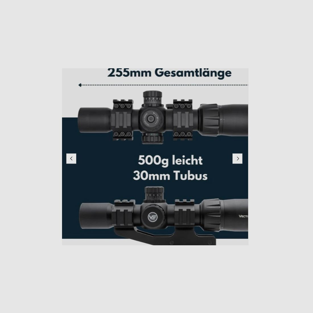 Vector Optics SCOC-29 Mustang Zielfernrohr 1-4x30 SFP - Montage für 21mm Picatinny/Weaver