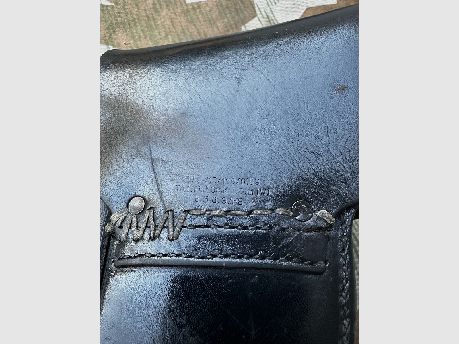 Pistolen Holster P38 Wehrmacht BGS Polizei 50er Jahre 