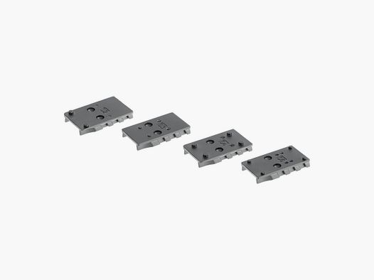 Umarex Adapter Plates, Set mit 4 St. für PDP T4E / Airgun, Footprint für Vortex, C-More, Leupold und Trijicon