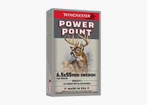 Winchester Power Point Nabojów - Kal. 6.5x55 Swd