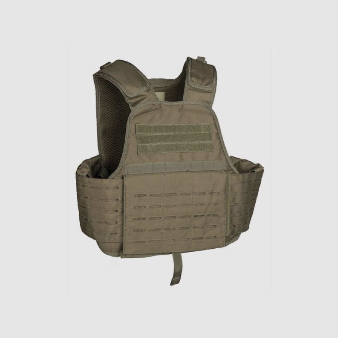 Laser Cut Carrier Weste Oliv