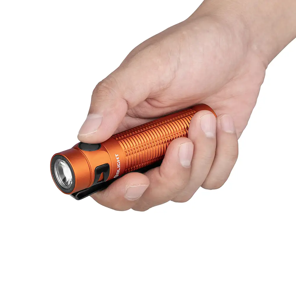 Wiederaufladbare EDC LED-Taschenlampe Baton 3 Pro 1.500 Lumen CW Olight Kupfer, Bild 16 von 20