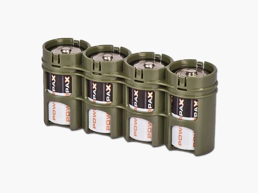 Storacell Storacell Batteriehalter Powerpax 4 x D4 oliv