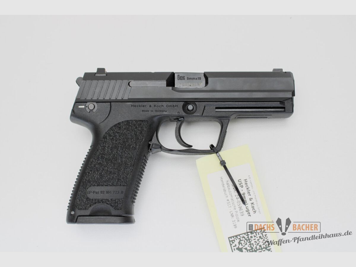Pistool H&K HK USP Kaliber 9mm Luger, afbeelding 2 van 3