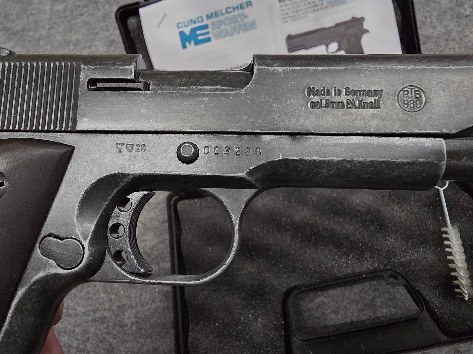 Colt ME 1911 Sport d'occasion Look Calibre 9mm PAK Schreckschuss SRS