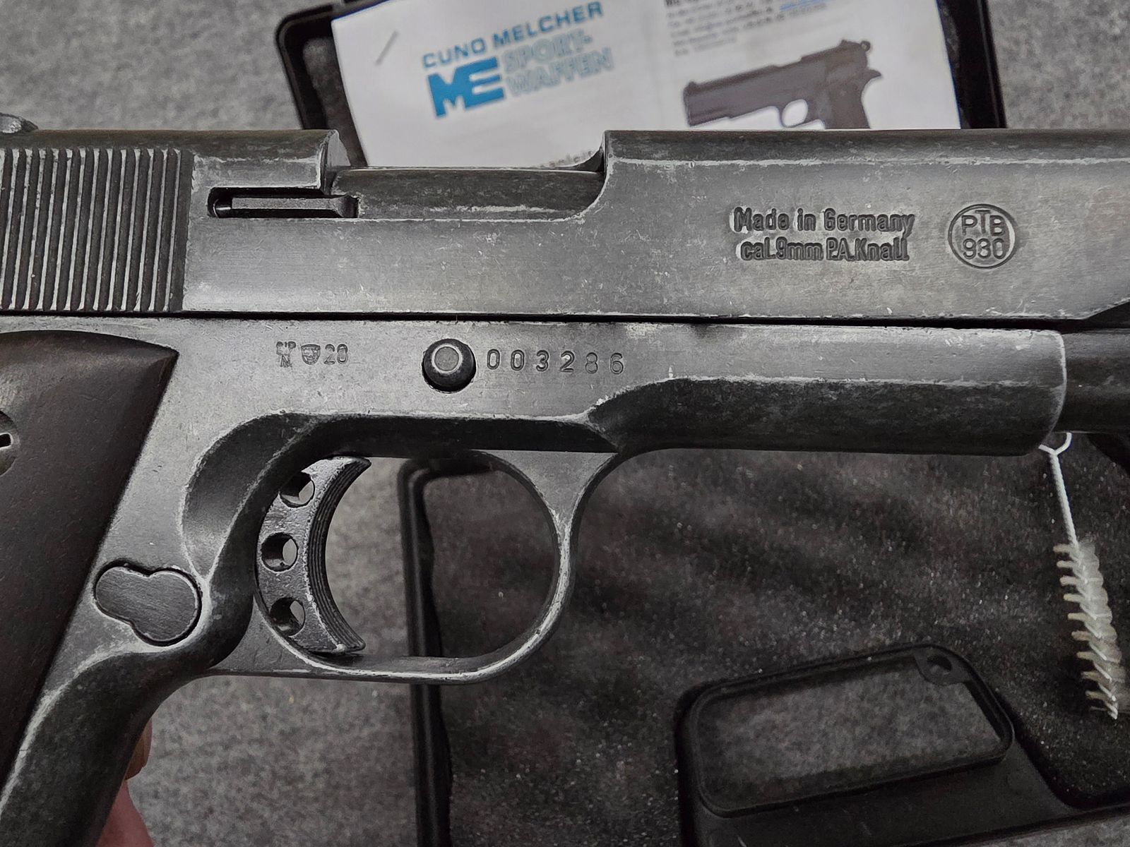 Colt ME 1911 Sport gebruikt Uiterlijk Kaliber 9mm PAK Schreckschuss SRS