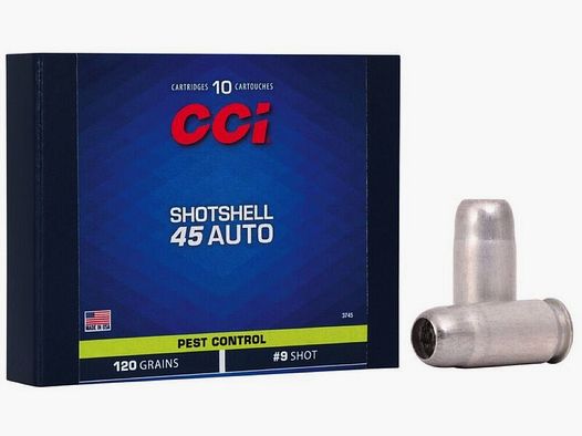 CCI Shotshell 120grs Nr9 10St .45Auto