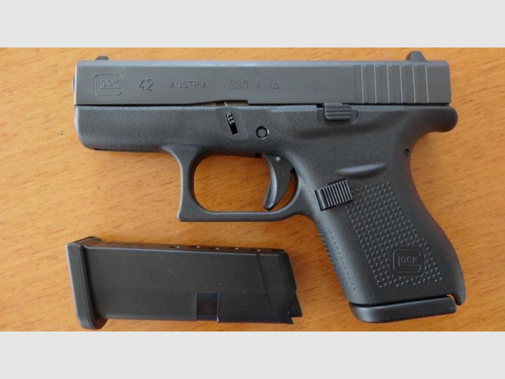 Glock NEU:Glock 42-Generation 3 (9mm kurz), Bild 1 von 3
