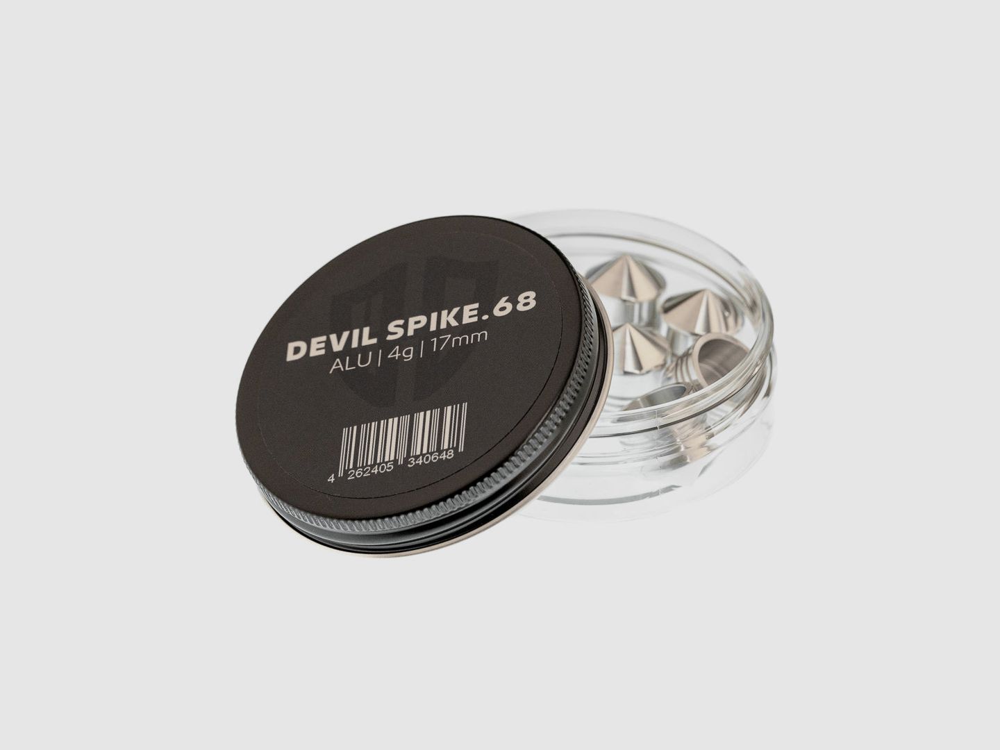 5x DEVIL SPIKE.68 | Aluminium | Cal.68 | 4g | ⌀ 17,3mm - HDR68, FSC | ⌀ 17mm - HDS68 | und AEA Zeus Cal.68