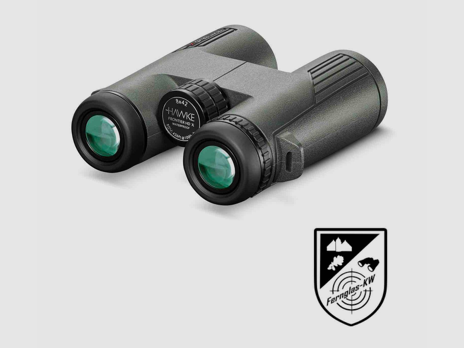 HAWKE 38010 Frontier H DX 8x42 binocolo verde con accessori