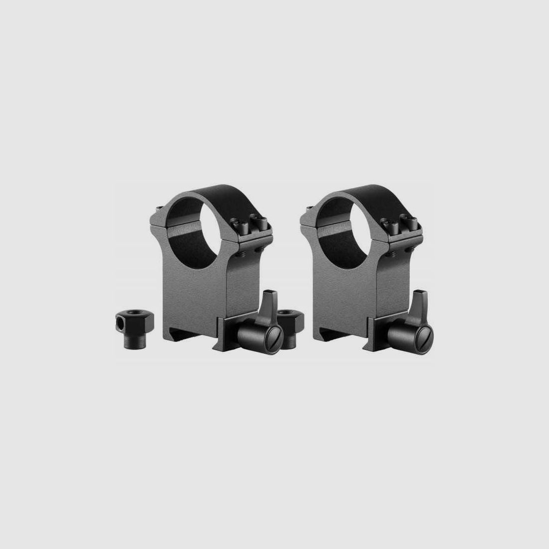Hawke Professional Steel Ring Mount Weaver 1" Extra High QD-Hebel 2 St. Höhe 23 mm