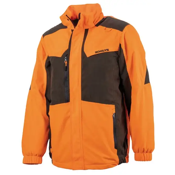 Weste für die Jagd Warm Somlys 414N Classy Orange