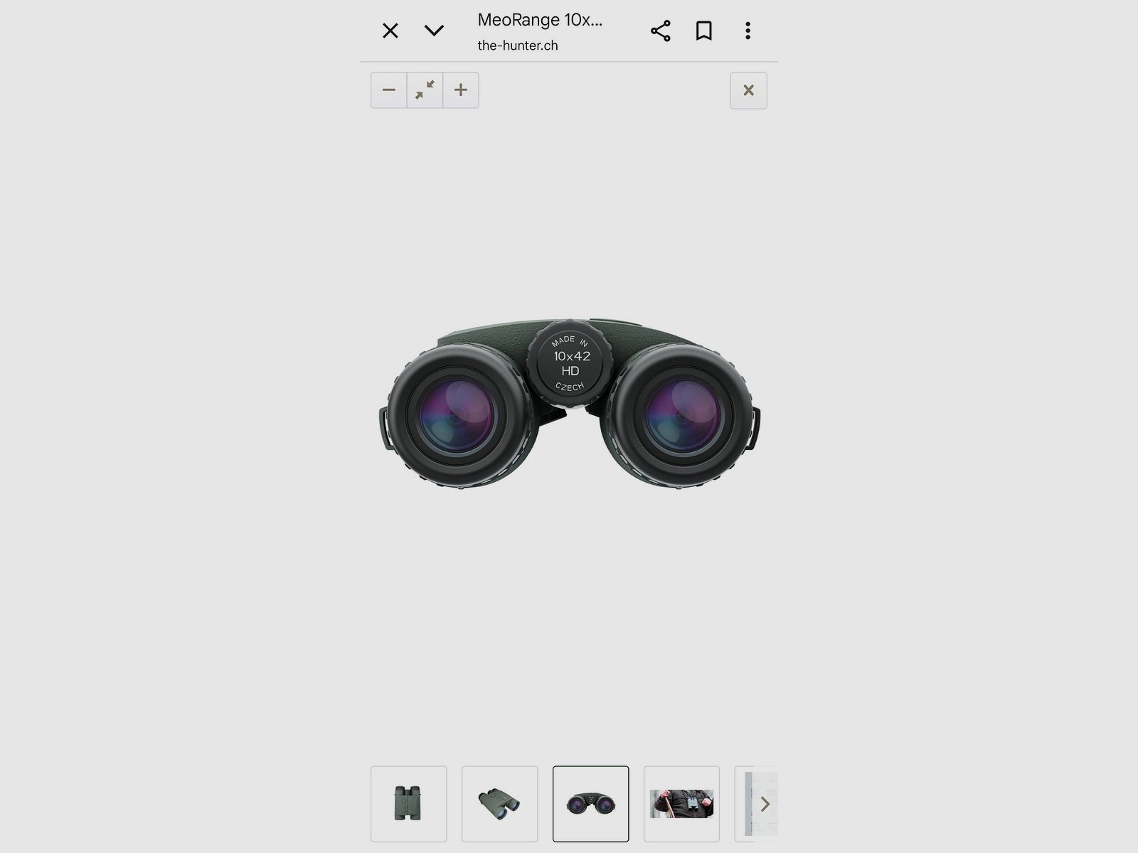 Fernglas Meopta MeoRange 10x42 HD Basic mit Entfernungsmesser