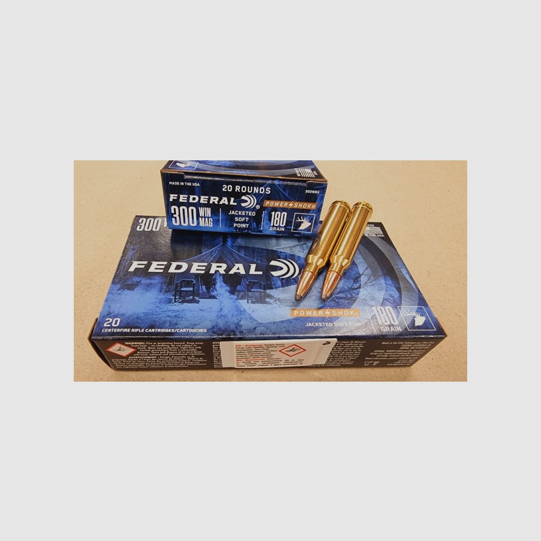 .300WinMag/180grs Power-Shok SP Federal 20 stk