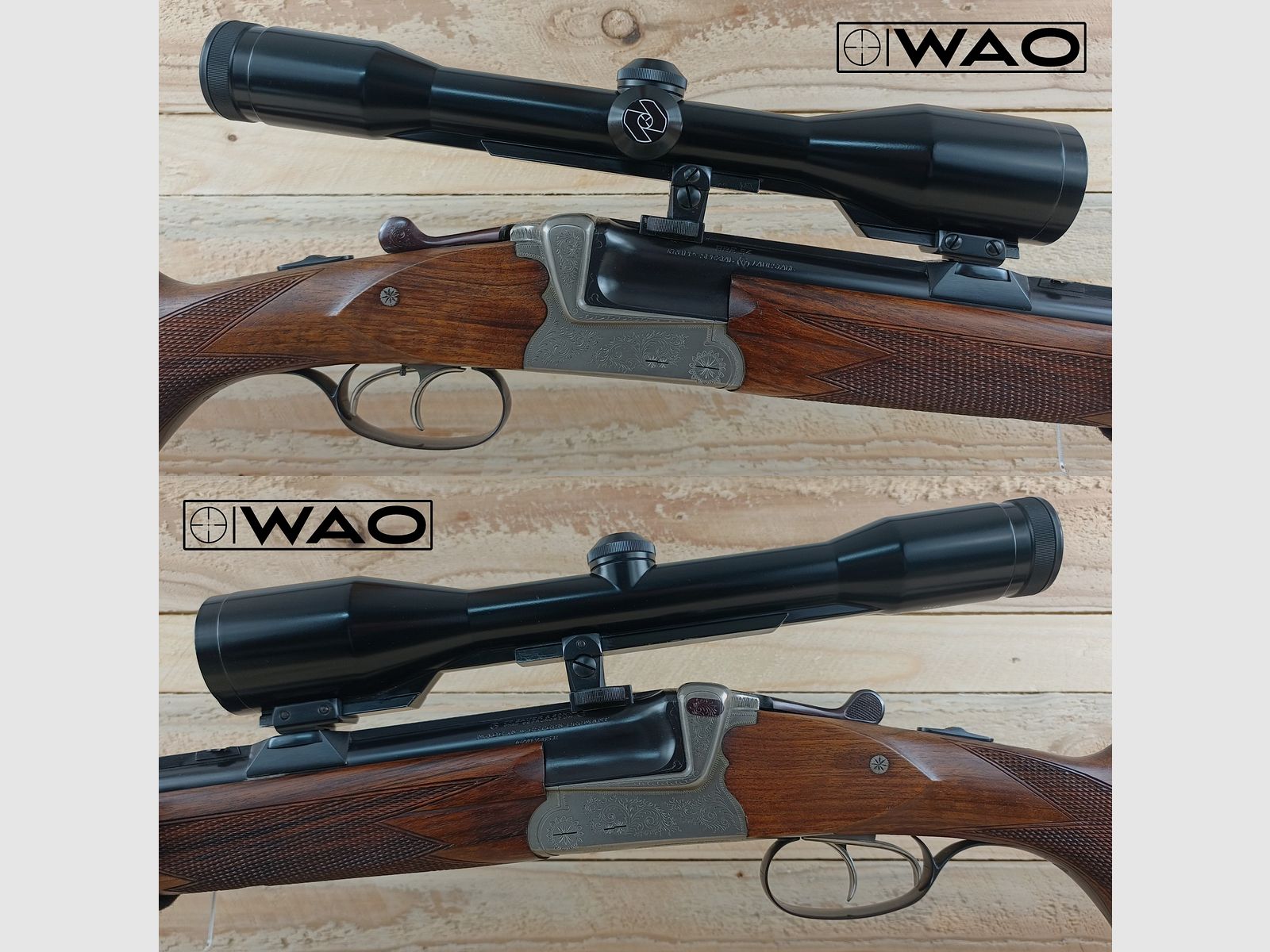 Sauer & Sohn BBF 54, Sauer 54, Kal. 7x65R; 16/70 *im Bestzustand mit Zeiss Optik*