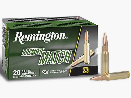 Remington Premier Match .308 Win. 168GR BTHP 20 patronen