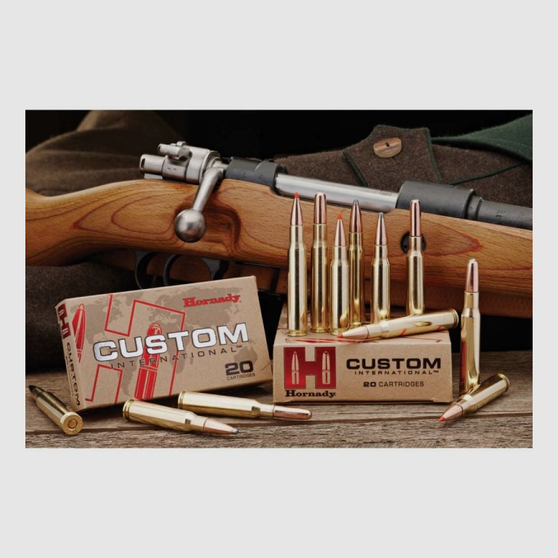 300 Win Mag Hornady Custom International™ 180 gr SP INTERLOCK® VE20
