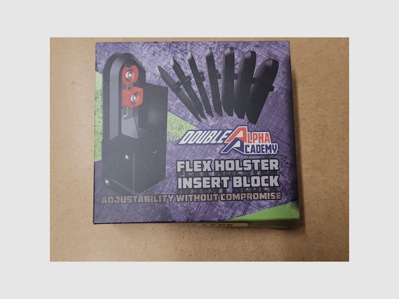 DAA Double Alpha Academy DAA Flex Holster Insert Block - Verriegelungsblock Typ B
