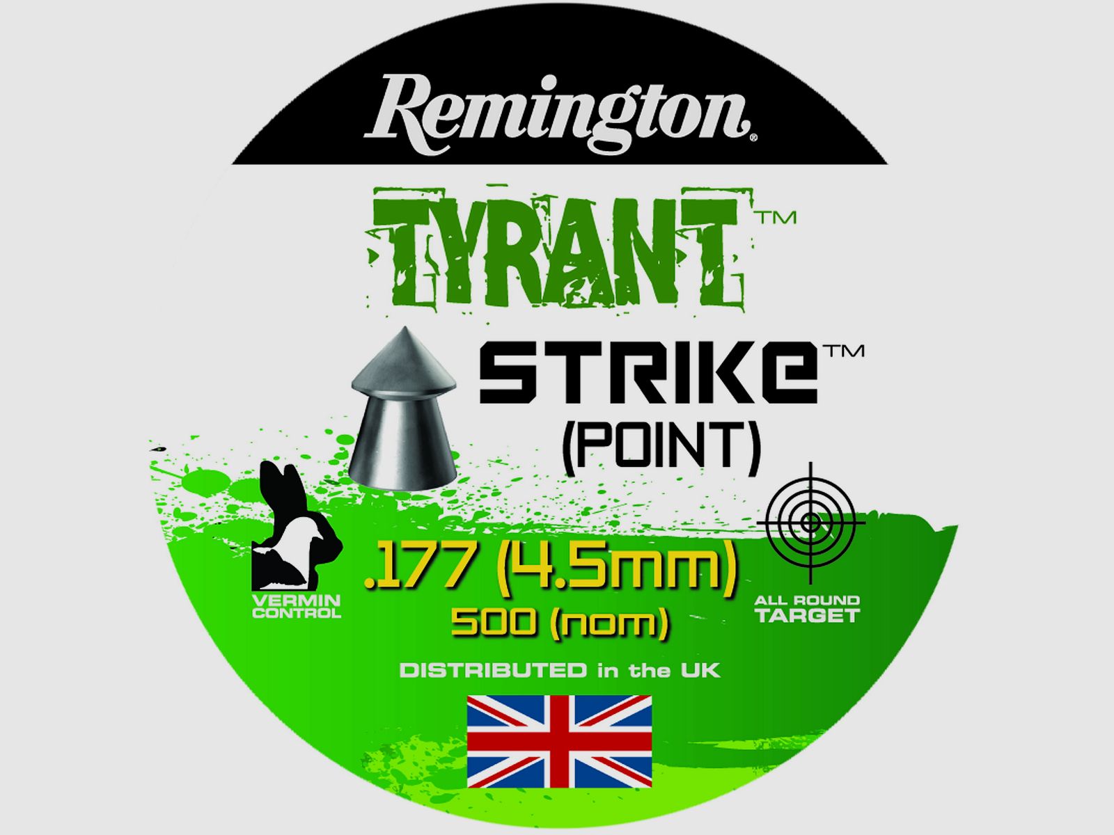 Remington Tyrant Strike Point Cal. .177 / 4,5mm, 500 colpi