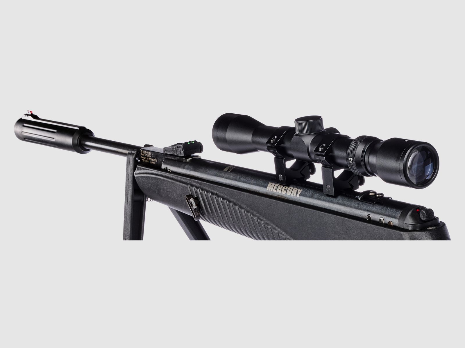 Set de carabine à air Mercury Luftgewehr 85 XTac, cal. 4,50