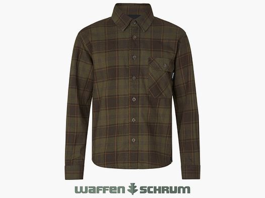 Seeland Chemise Glen Junior Pine Green/ Dark Navy Check