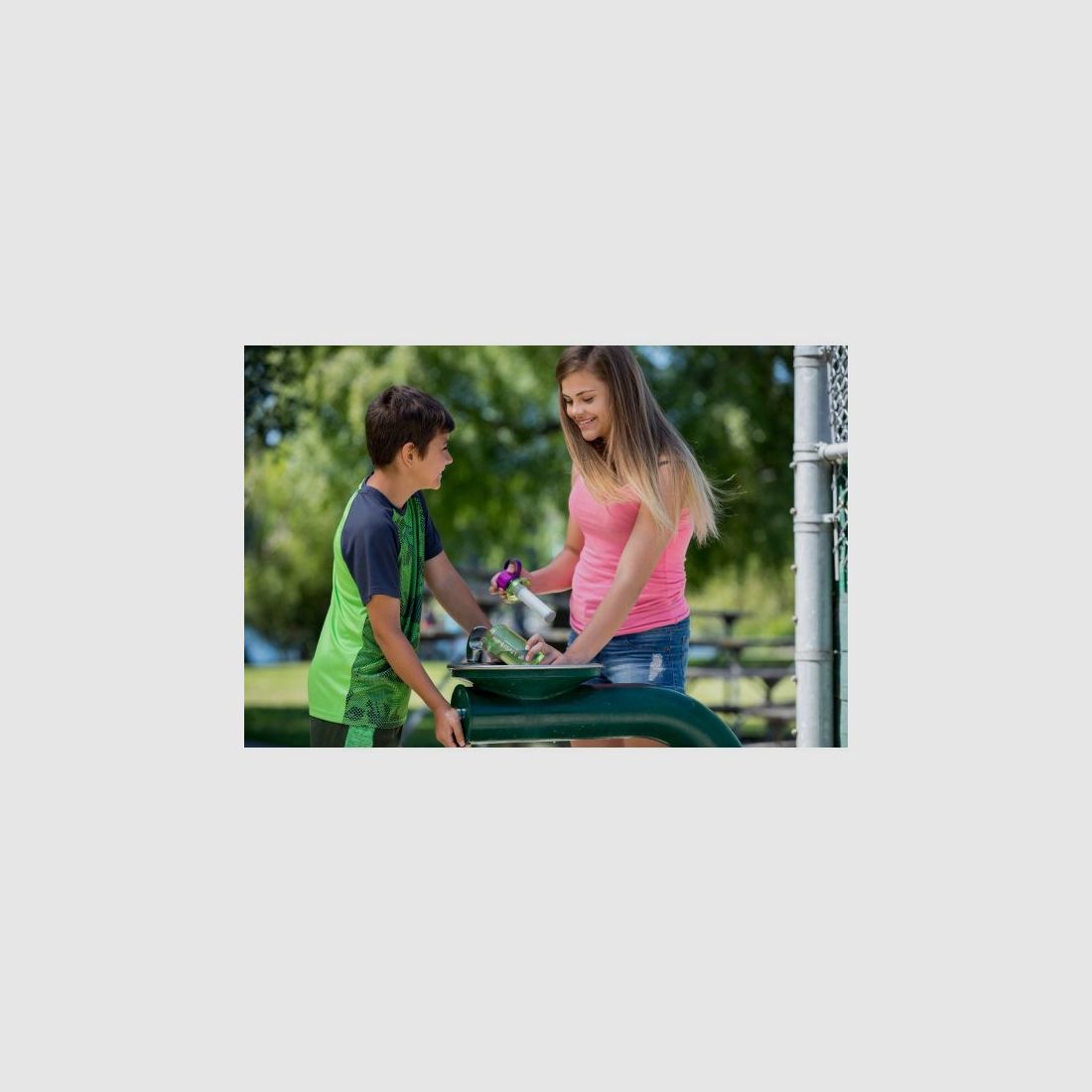 LifeStraw Play (light green) Kids Water Bottle with 2-Stage Filter, image 7 of 10