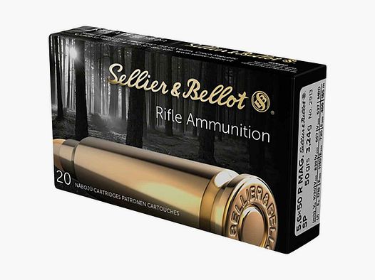 5,6x50 R Mag. Teilmantel 3,2g/50grs. Sellier & Bellot