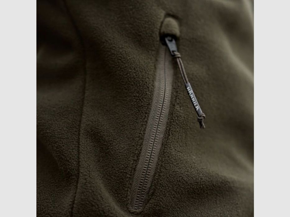 Härkila D-Fleece Giacca Fjell | hunting green/willow green, immagine 5 di 16