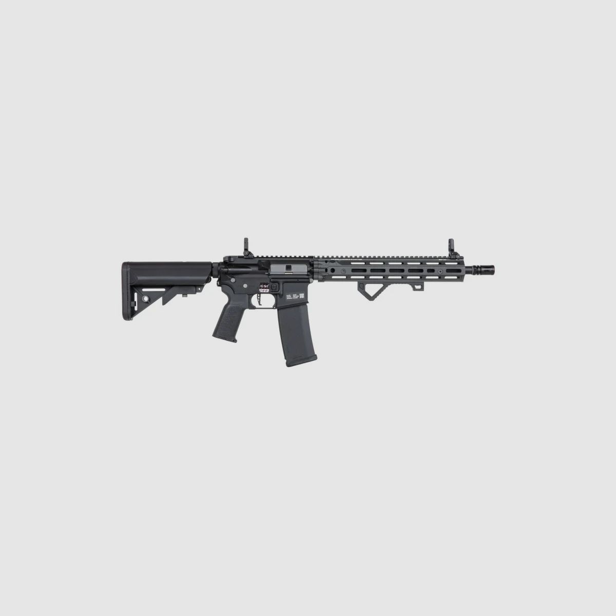 SA Daniel Defense® MK18 RIII M-LOK 14.5" (SA-P28 RIS III PRIME™ Aster II ETU BLDC™) Rifle Airsoft Libre a partir de 18 – Steel Grey -F-