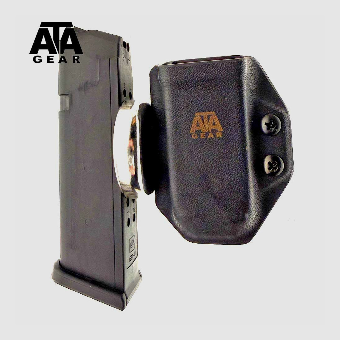 ATA-GEAR MAGAZINTASCHE MIT MAGNET ver. 2 GLOCK 17/22/47 RIGHT HAND BLACK