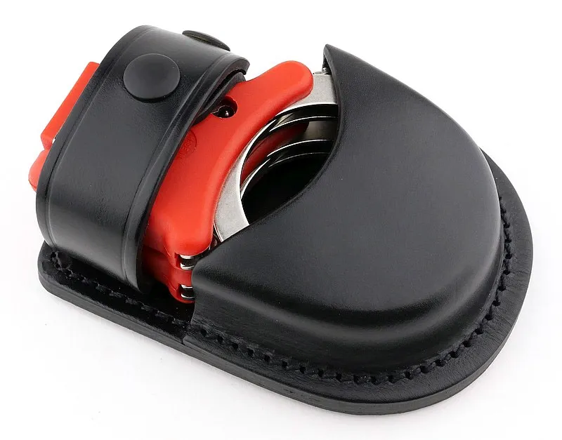 TCH Halter für Handschelle Modell 850 Rigid Leder schwarz, Bild 2 von 2