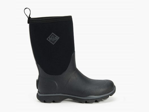 Muck Boots Men's Arctic Excursion Short Boots - Kleur Black / mid grey