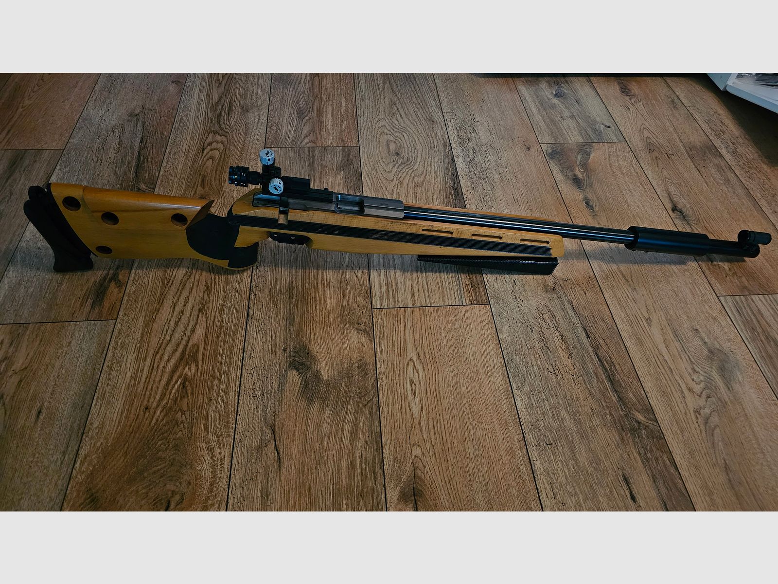 Anschütz 2007 Match 54 – small caliber rifle (.22lr) | Gehmann diopter, tube, rest wedge & handstop
