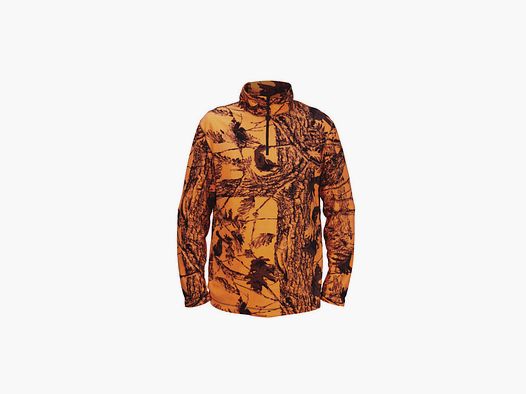 Fleecejacke Benasque Camo Orange Hochsichtbar