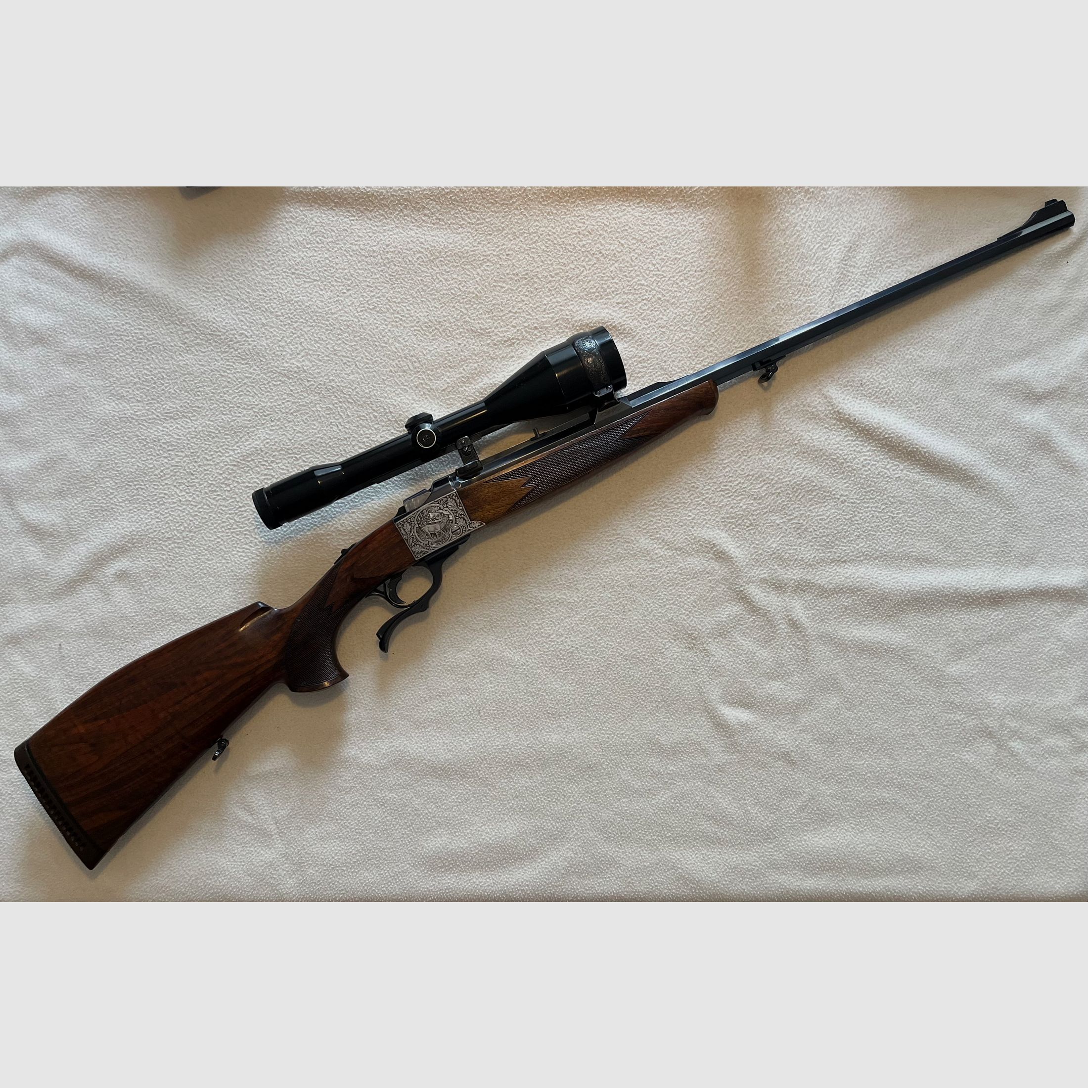 Heym Ruger Blockbüchse Nr. 1, HR 38 G de Luxe, 8 x 68 S