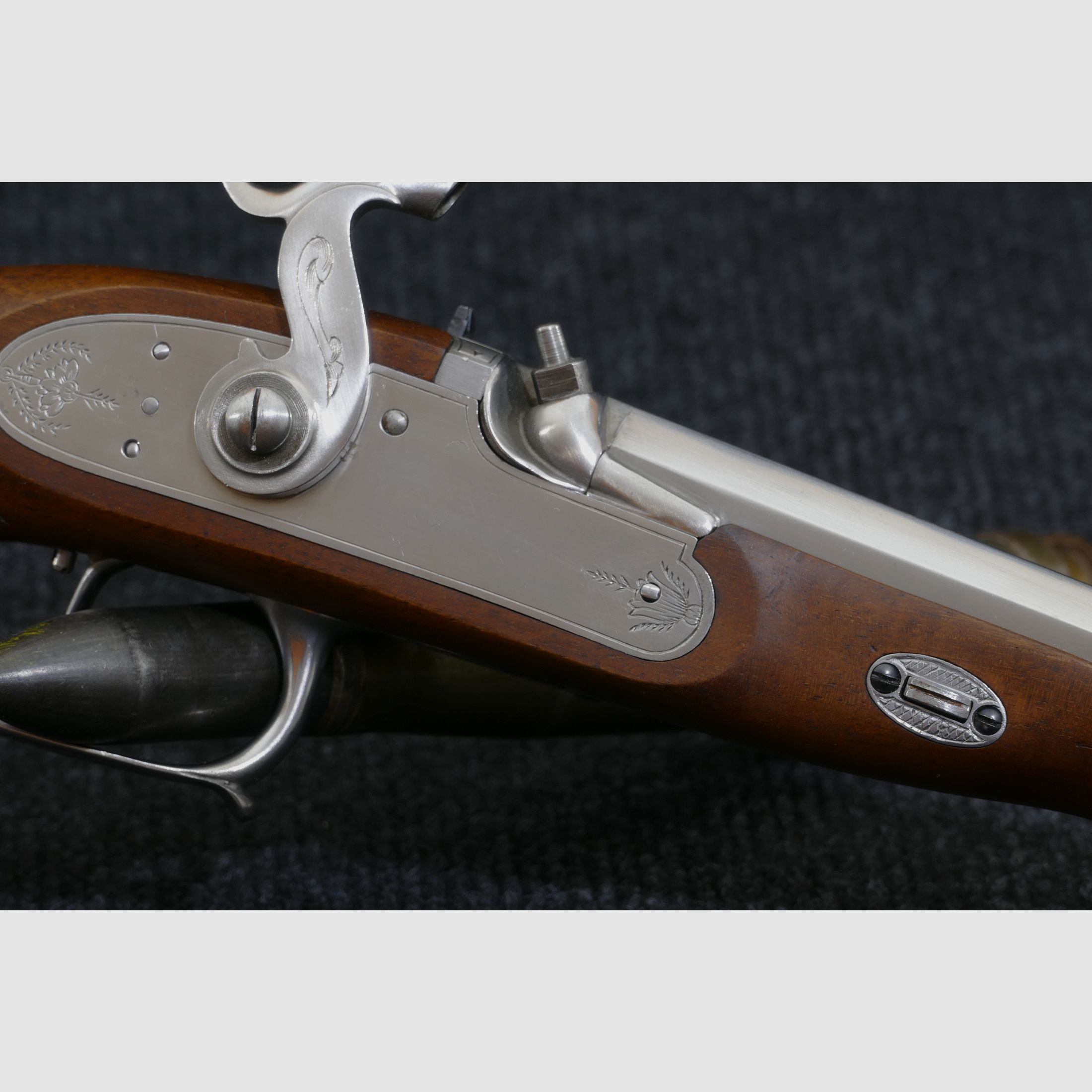 Percussion muzzleloader Davide Pedersoli pistol Le Page Target International .44 (BlackPowder), excellent condition, high-resolution images, immagine 3 di 11