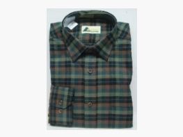 Flanell 1/1-Arm Kent - 2 Brusttaschen, kariert