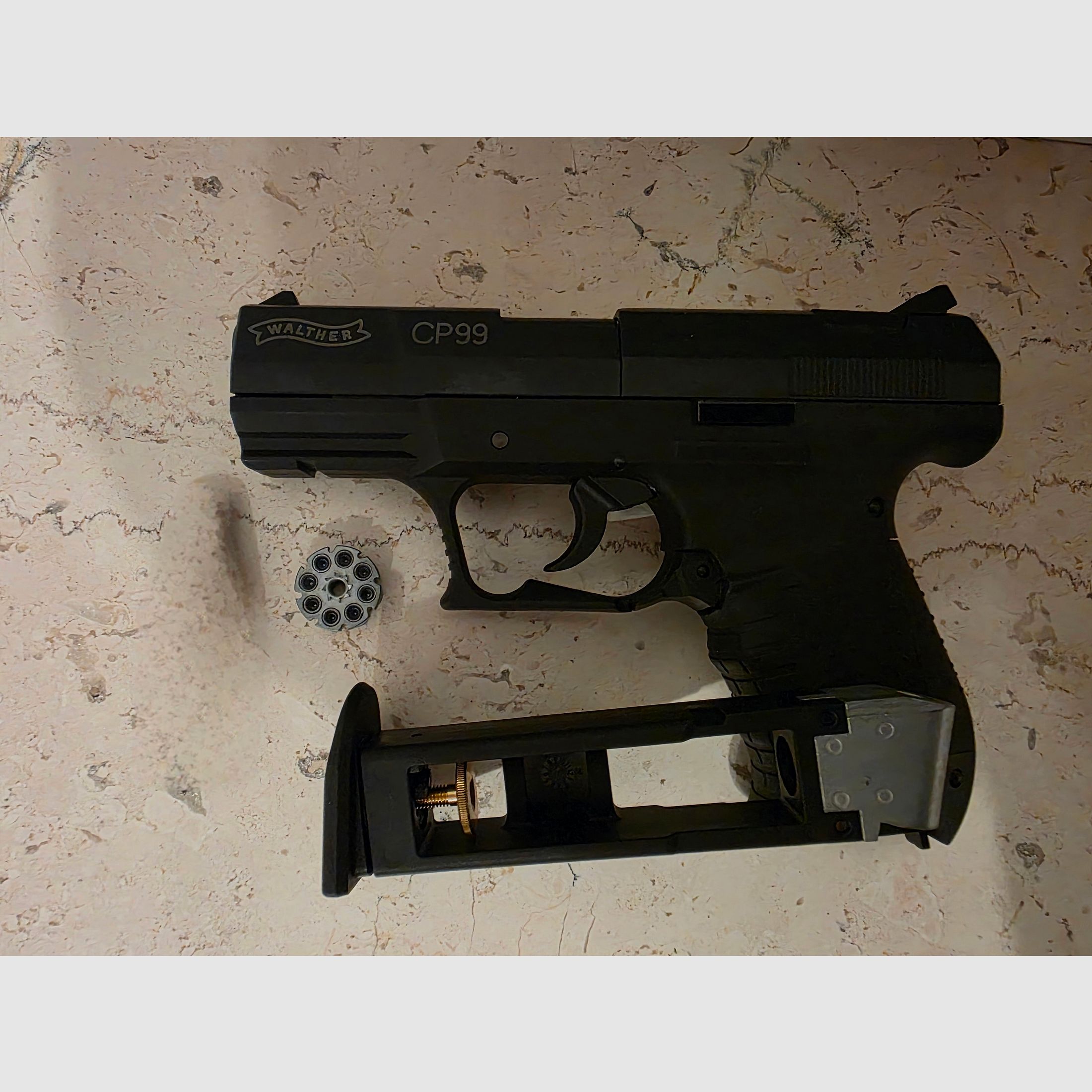 Walther CP99 Diabolo 4,5 mm Brüniert