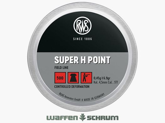 RWS Super-H-Point 0,45g 4,5mm