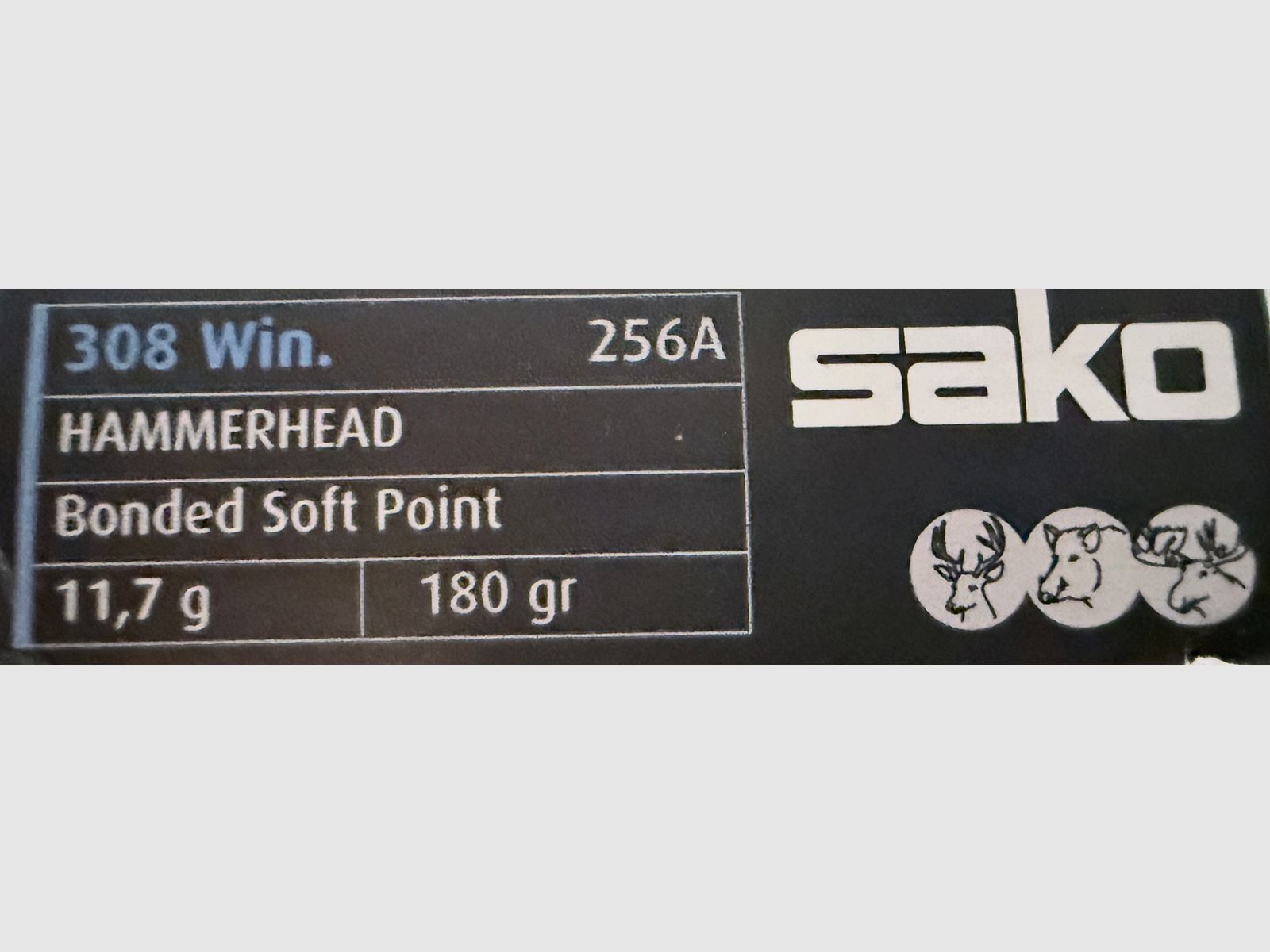 Sako Hammerhead .308 Win 180gr (11,7g) – 160 Schuss / 8 Packungen
