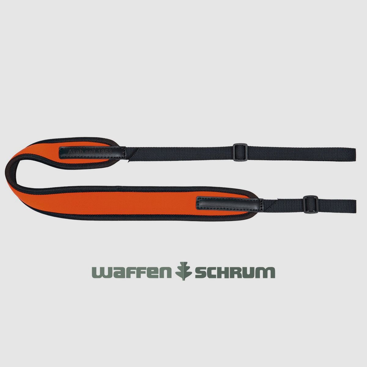 Cinghia per fucile AKAH in neoprene imbottito - arancione