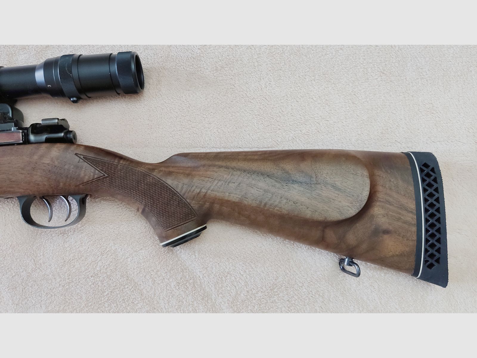 Mauser rifle hunting k98 Zastava M70 M98 98k young hunter complete set tracking dog handler .30-06 muzzle thread M15 thread for suppressor with reproof