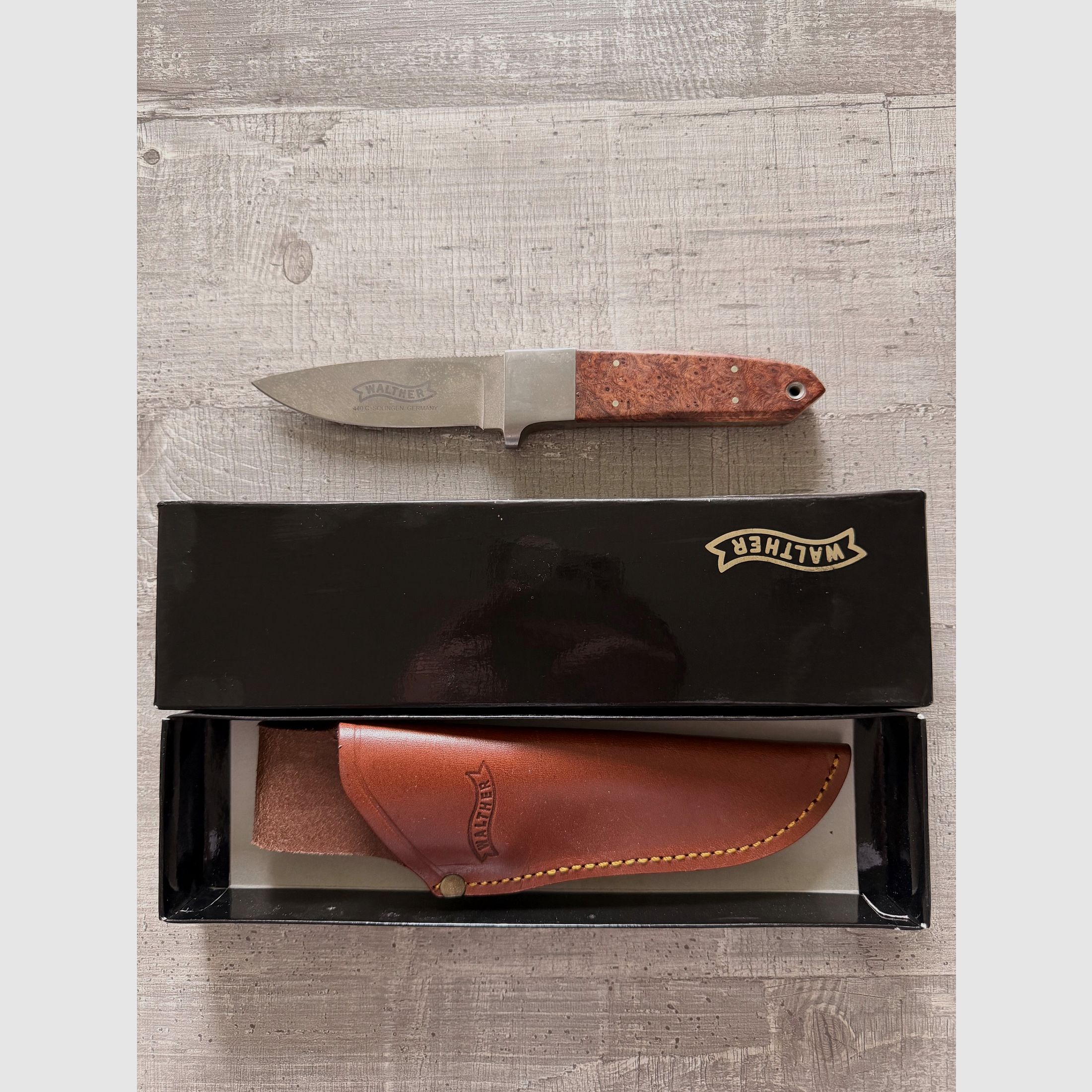 Walther Vintage cuchillo de caza, imagen 1 de 3